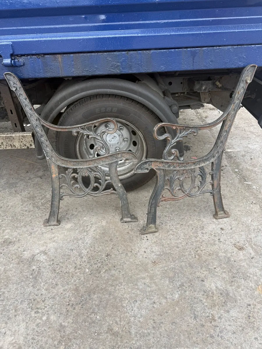 Metal bench ends - Image 1