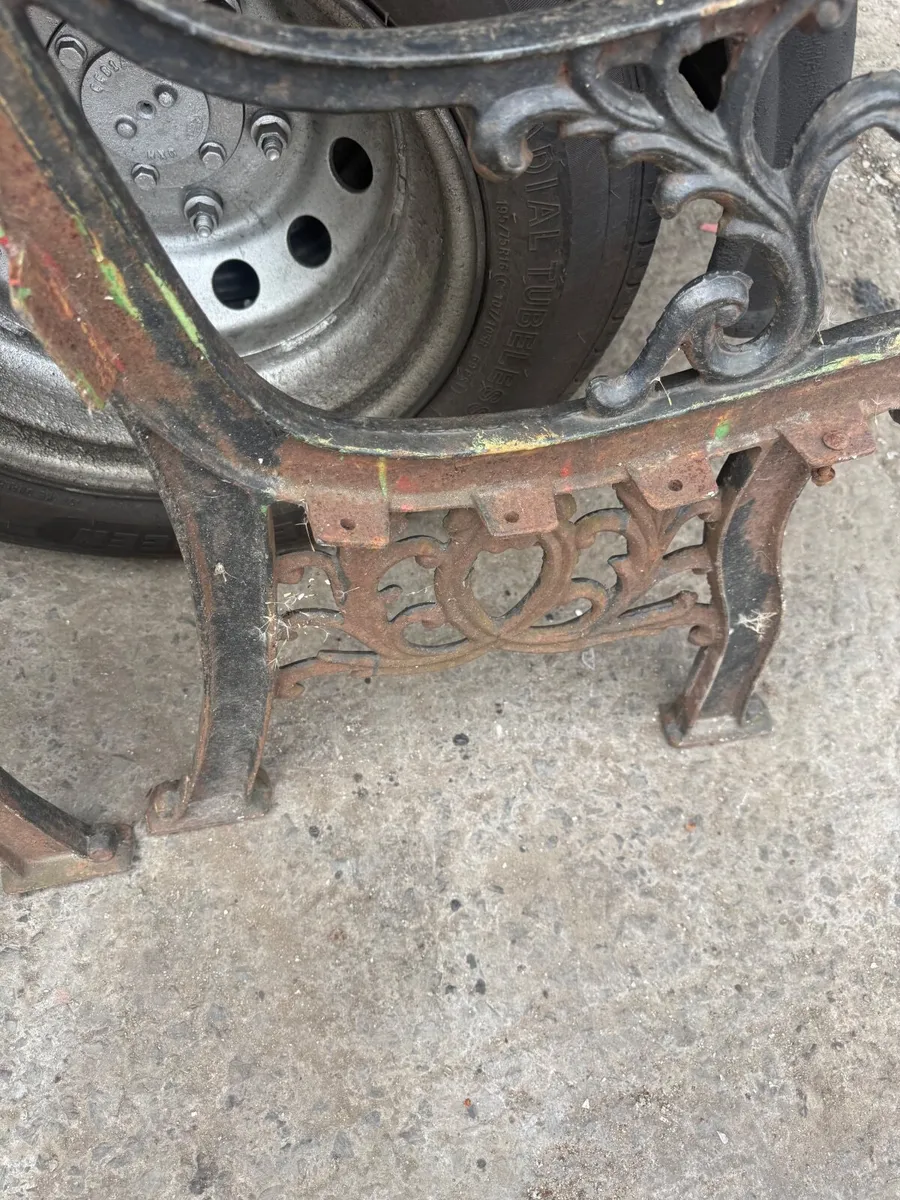 Metal bench ends - Image 2