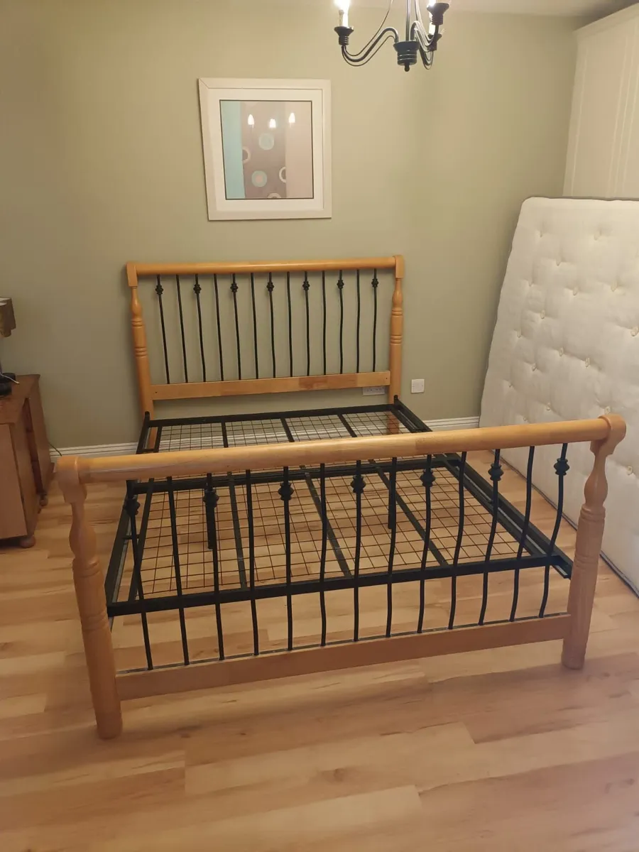 King size bed frame - Image 1