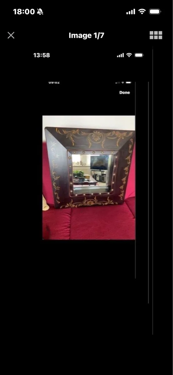 Unique Handcrafted Mirror - Image 1