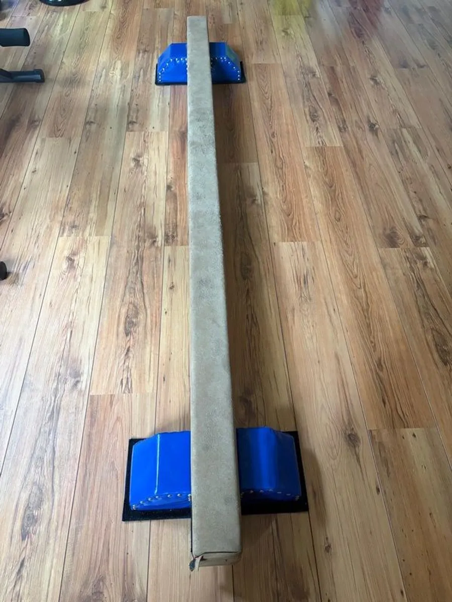 Gymnastics Brianna Balance Beam with 15cm riser legs - Image 1