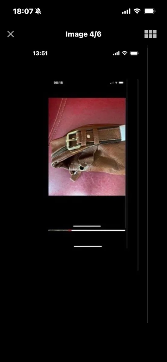 NEW- Leather Waist Bag - Image 4