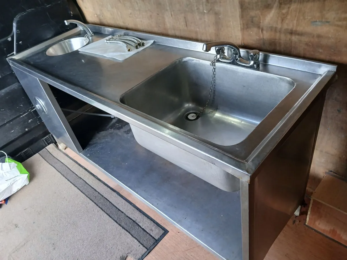Staneless steel cabbinet  /double sink unit - Image 3