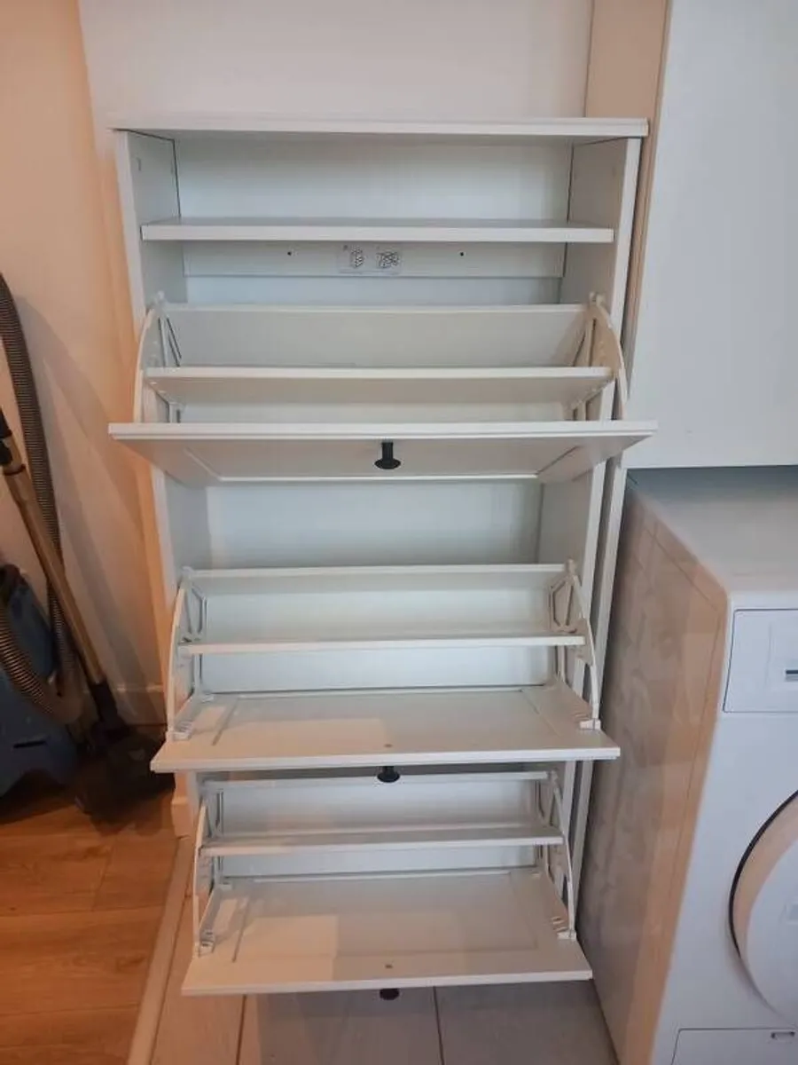 Brusali ikea white shoe cabinet - Image 3