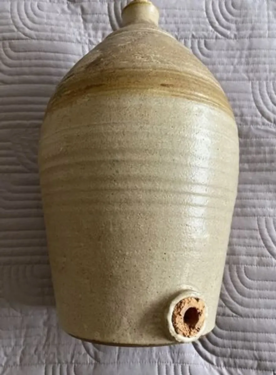 Large Vintage Stoneware Flagoon - Image 2