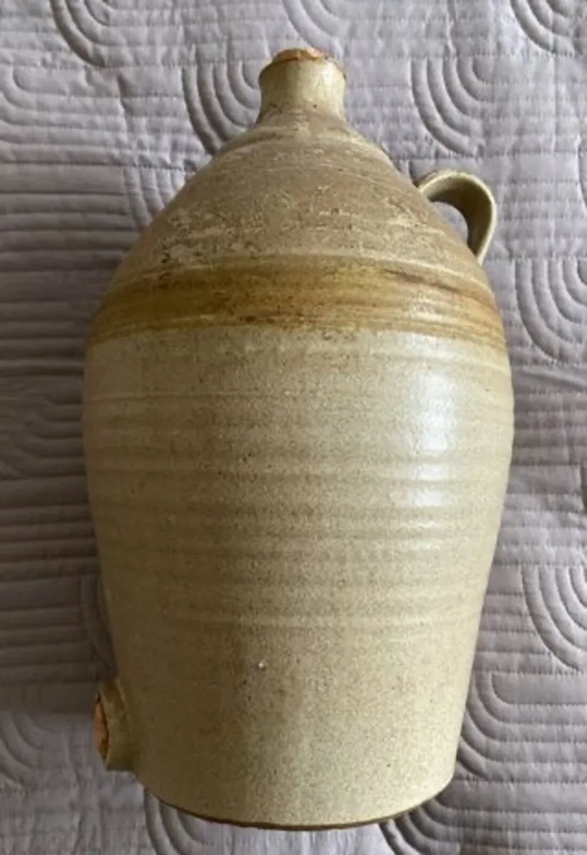 Large Vintage Stoneware Flagoon - Image 3