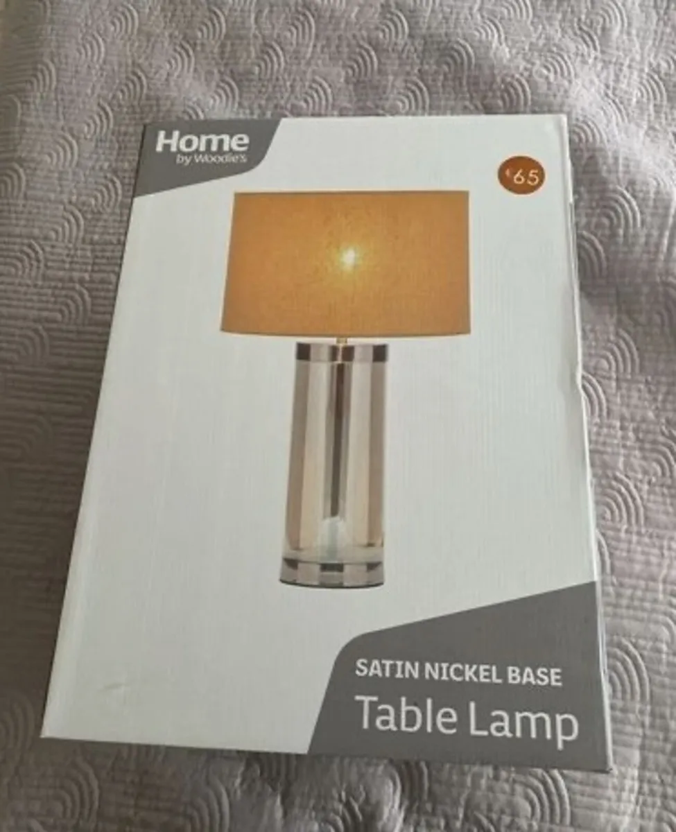 Lamp - Satin Nickel/Ochre- Woodies - Image 1