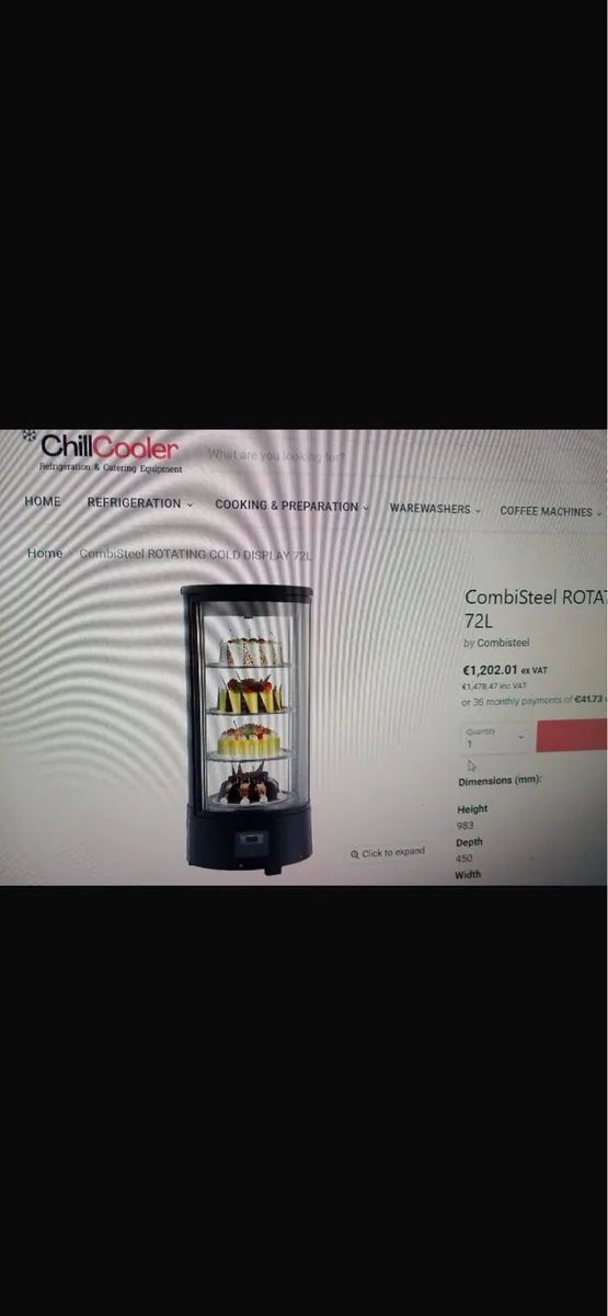 Rotating display Fridge and Warming Display Cabin - Image 1