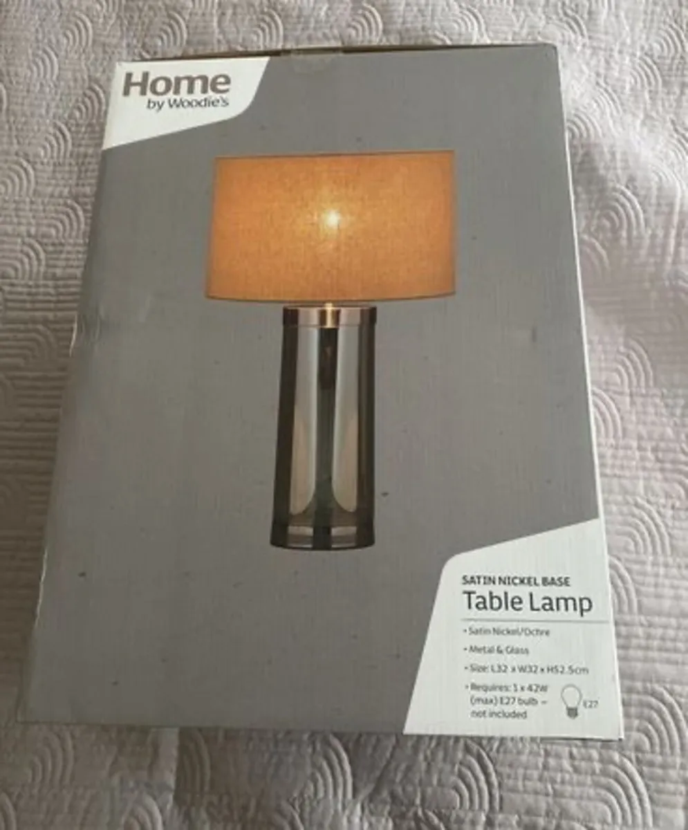 Lamp - Satin Nickel/Ochre- Woodies - Image 3