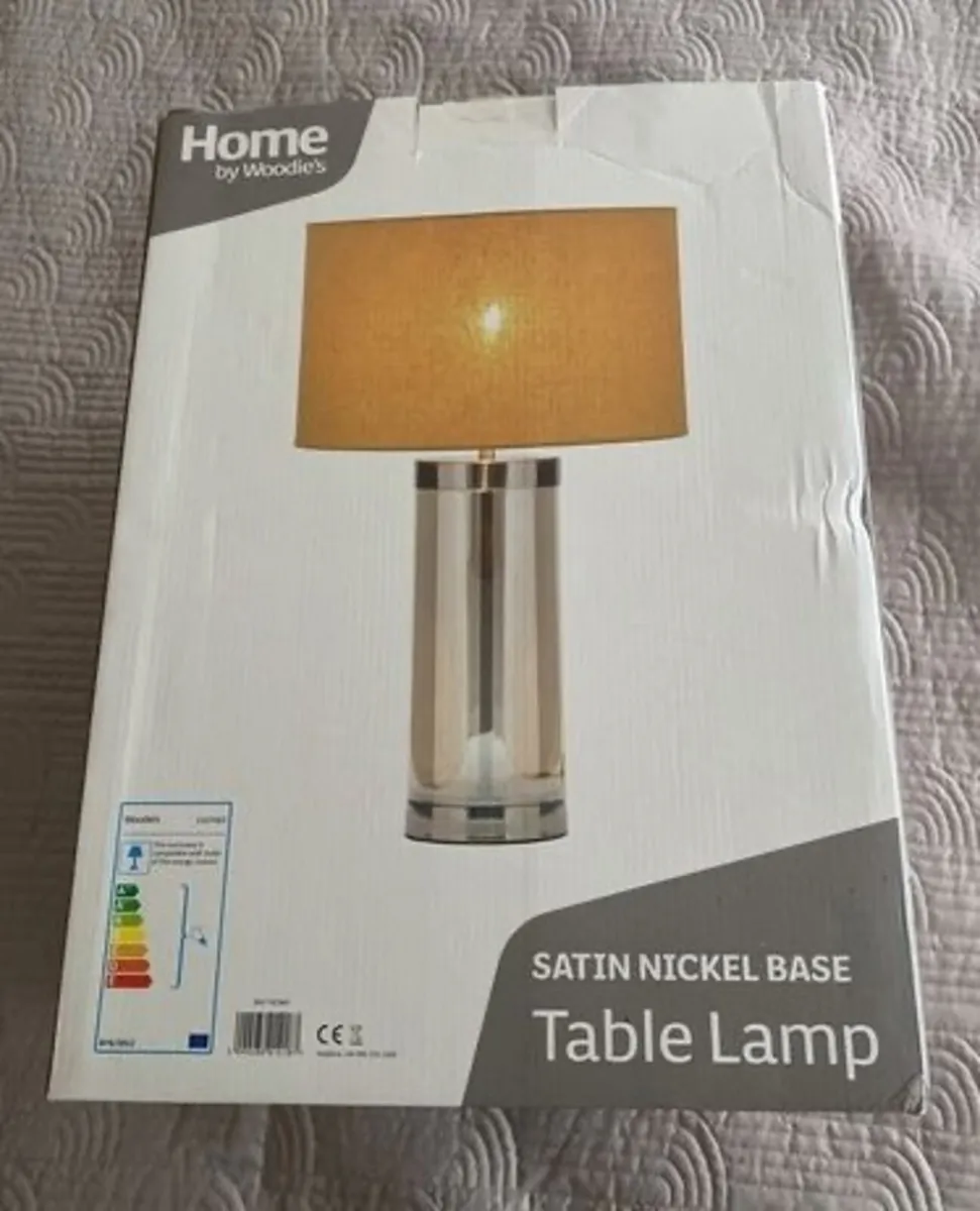 Lamp - Satin Nickel/Ochre- Woodies - Image 4