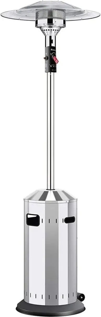 Gas Patio Heater Elegance Outdoor Silver - Image 3
