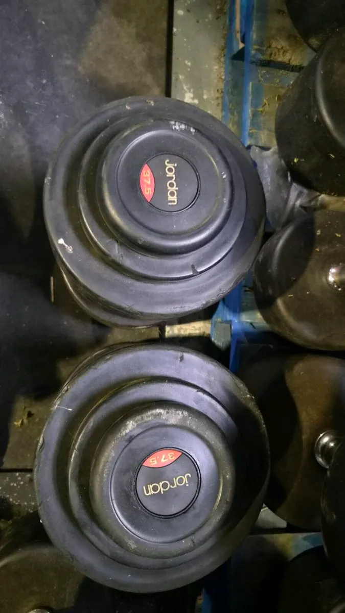 FULLY COMMERCIAL JORDAN DUMBBELLS - Image 1