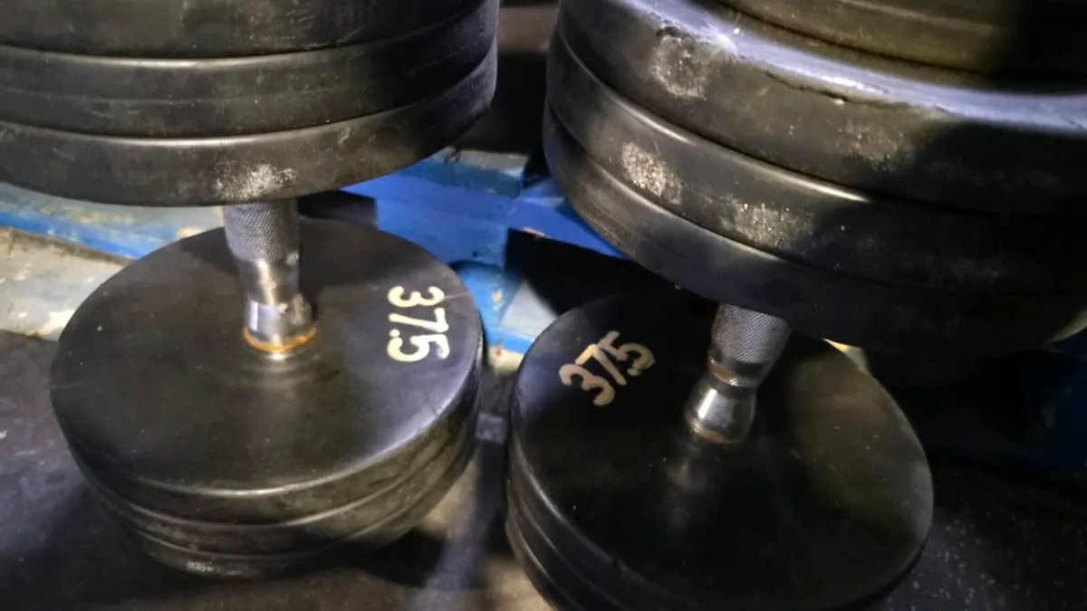 FULLY COMMERCIAL JORDAN DUMBBELLS - Image 2