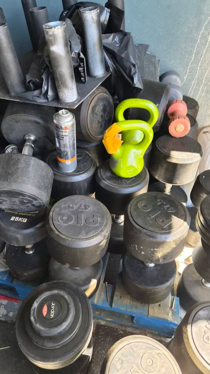 NEW PIO DUMBBELLS 42.5KG TO 50KG - Image 2