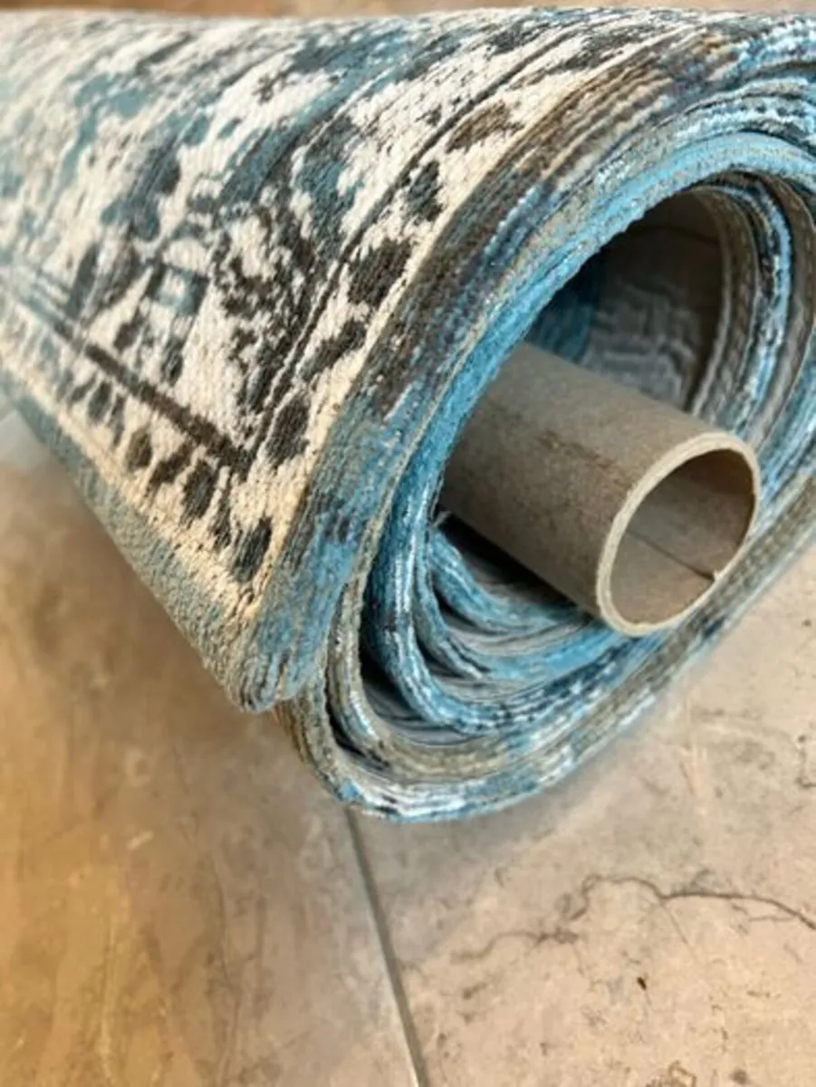 Louis De Poortere Rug 170x240cm Blue Brand New - Image 1