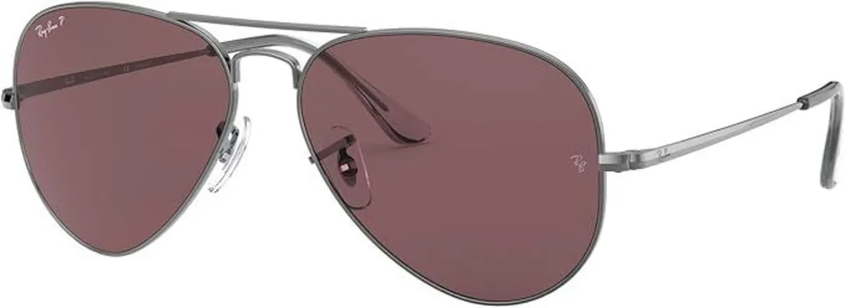 Ray Ban RB3689 Sunglasses Gunmetal Polarised 62mm - Image 3