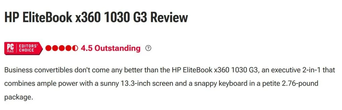 HP EliteBook x360 1030 G3 - Image 3