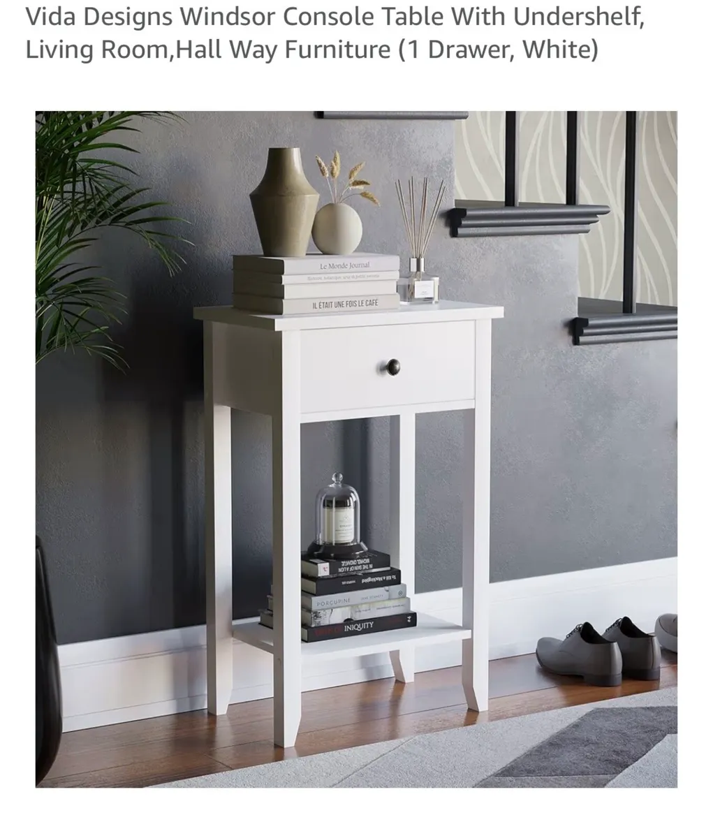 White console table - Image 3