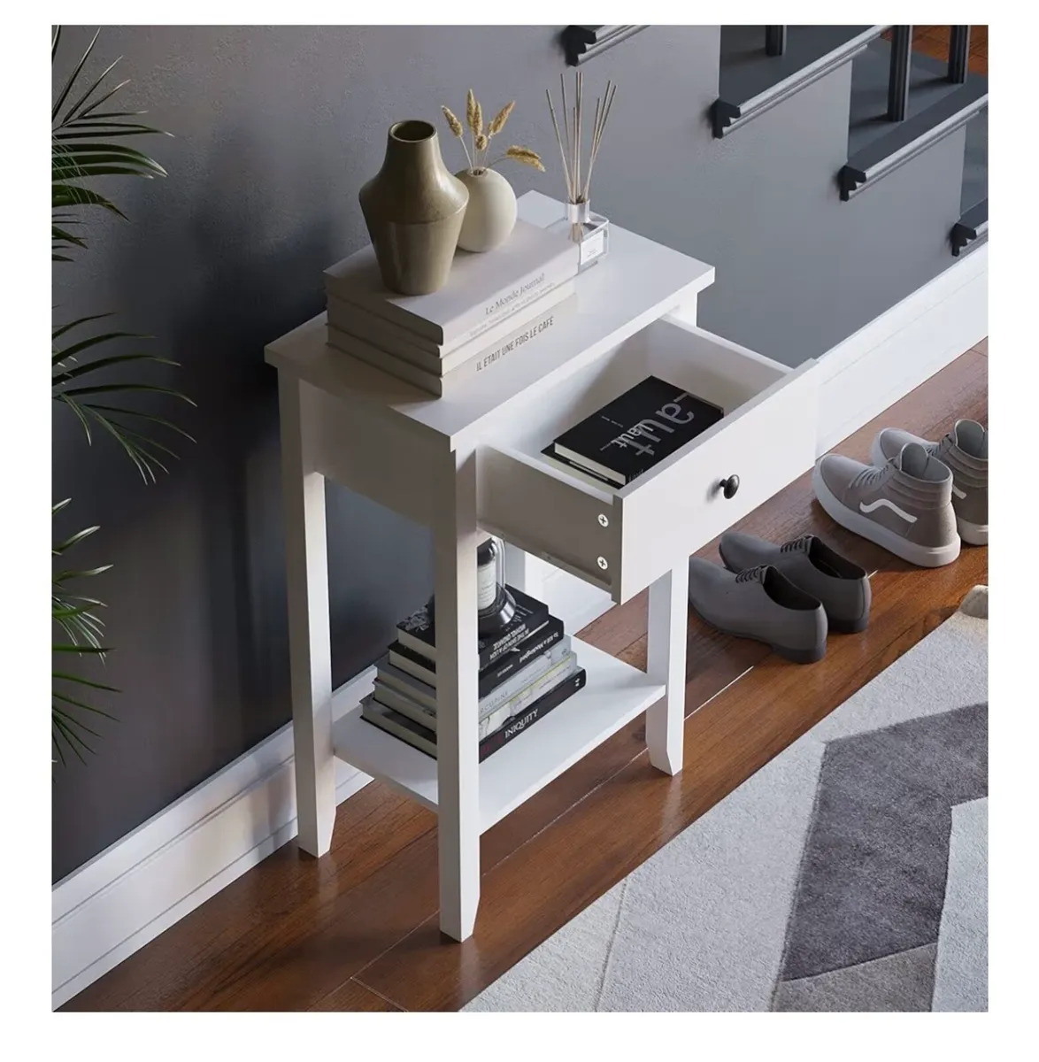 White console table - Image 4