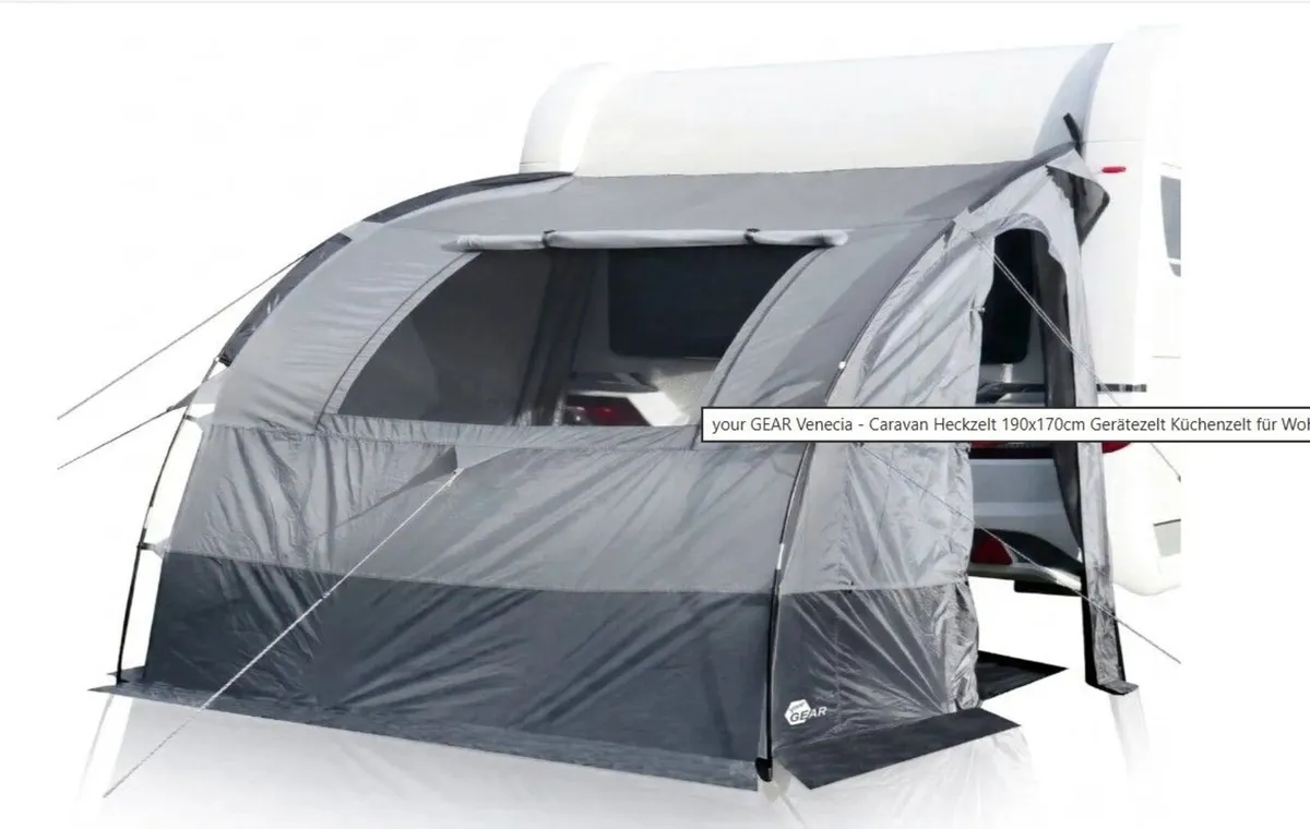 Universal Caravan Rear Awning 190 x 170 cm - Image 3