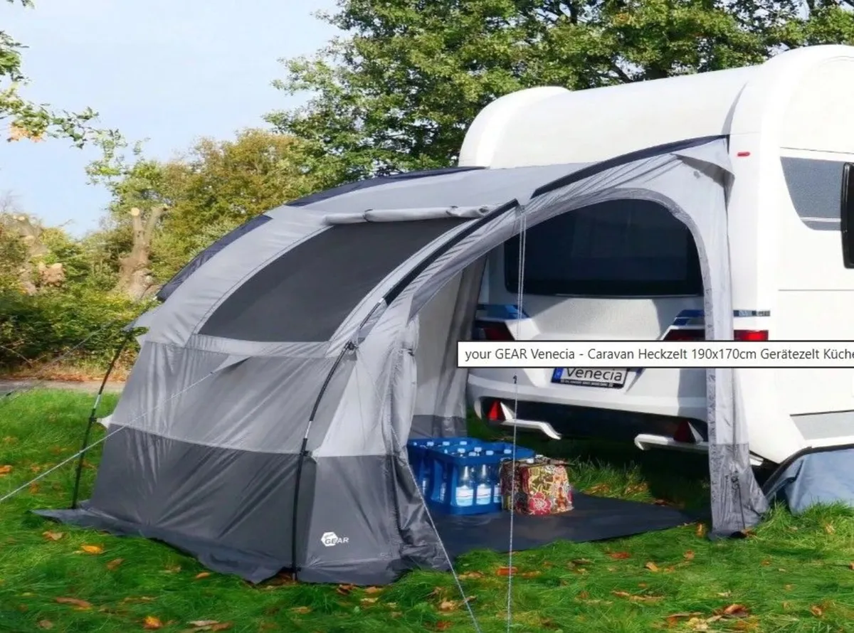Universal Caravan Rear Awning 190 x 170 cm - Image 4