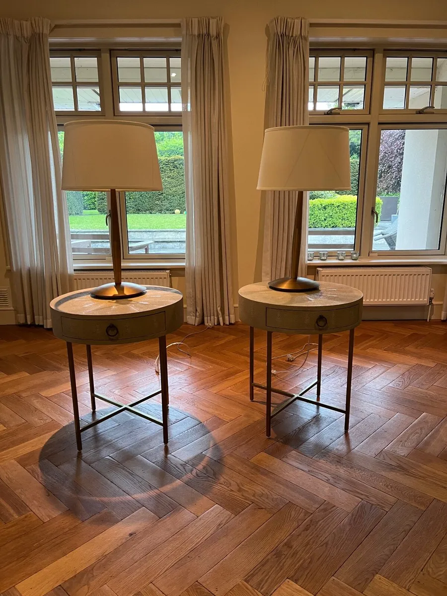 Bedside Tables and Lamps - Image 1