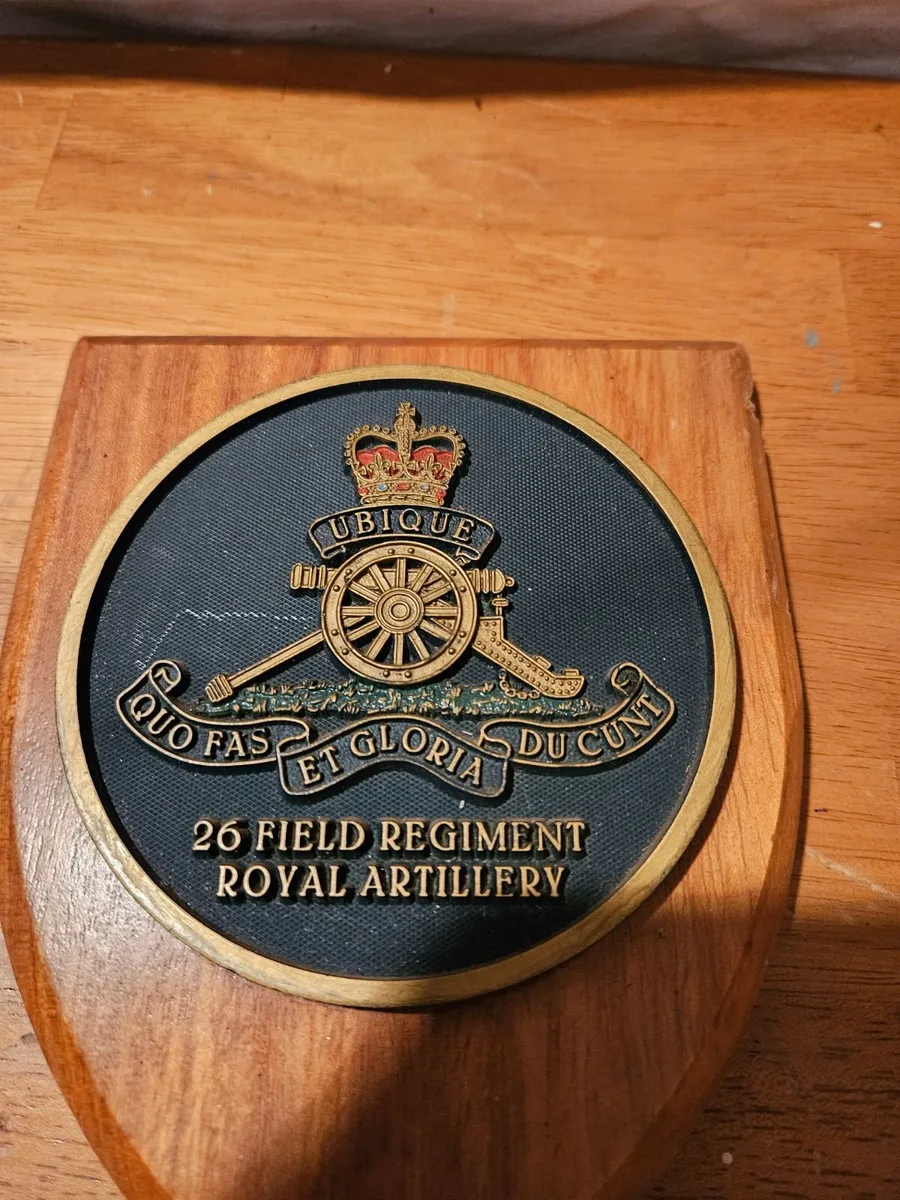 British Army Royal Artillery Plaque - Image 1