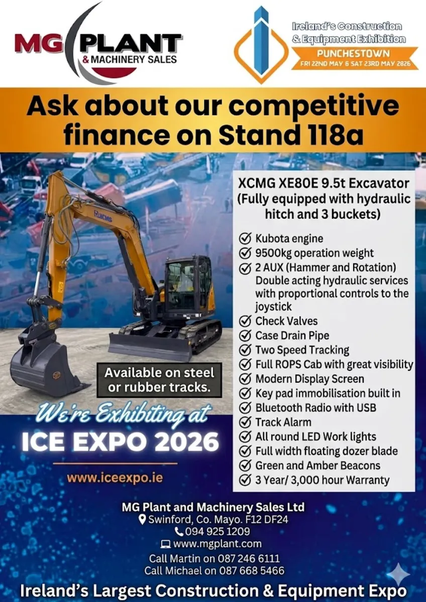 See the XCMG XE80E at ICE EXPO - Image 1