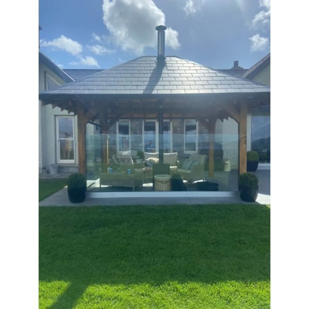 Custom Project – Pergola – Oak Beams - Image 4
