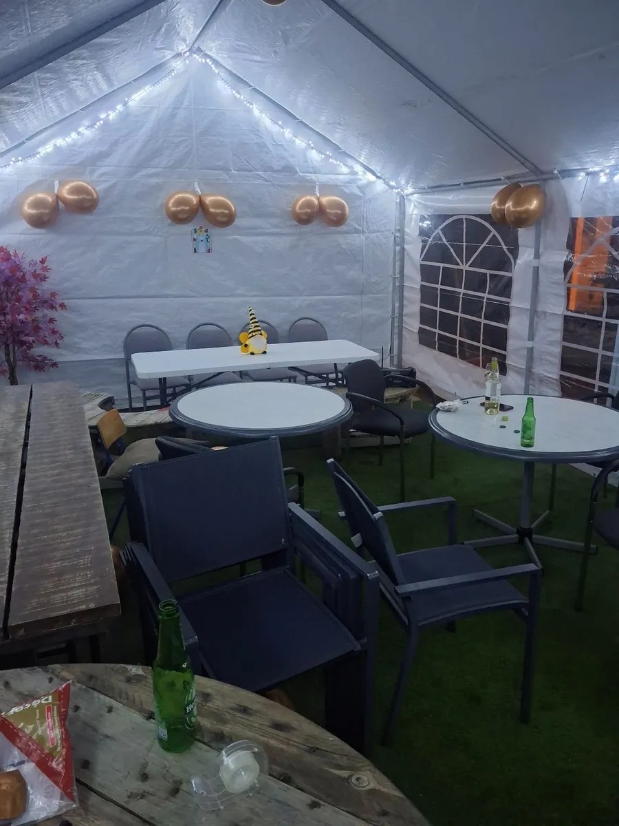 New canvas 6m x 4m marquee O'MEARAS CAMPING - Image 2