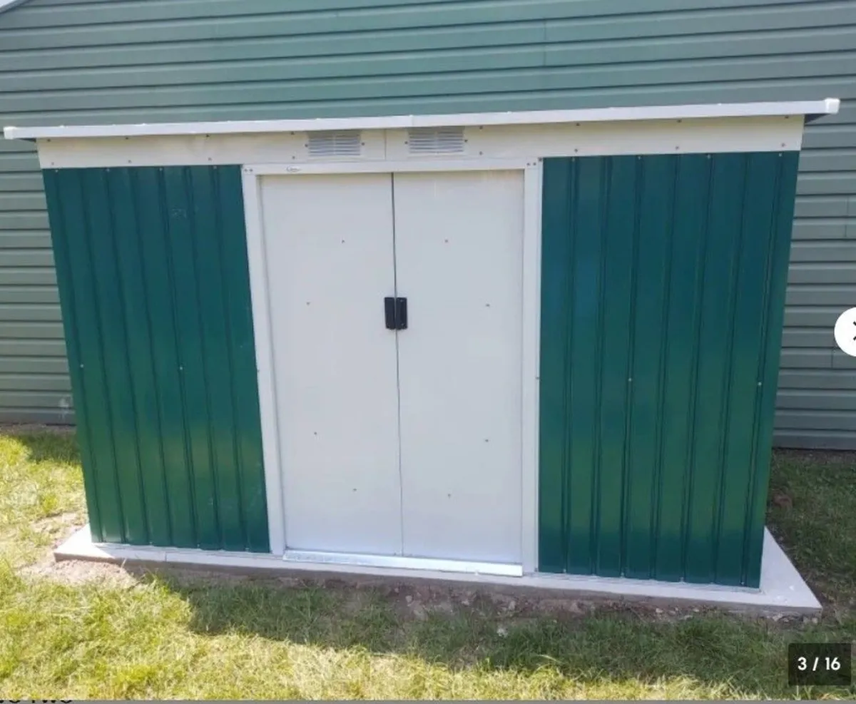 Metal shed 9ft x 4ft - Image 2