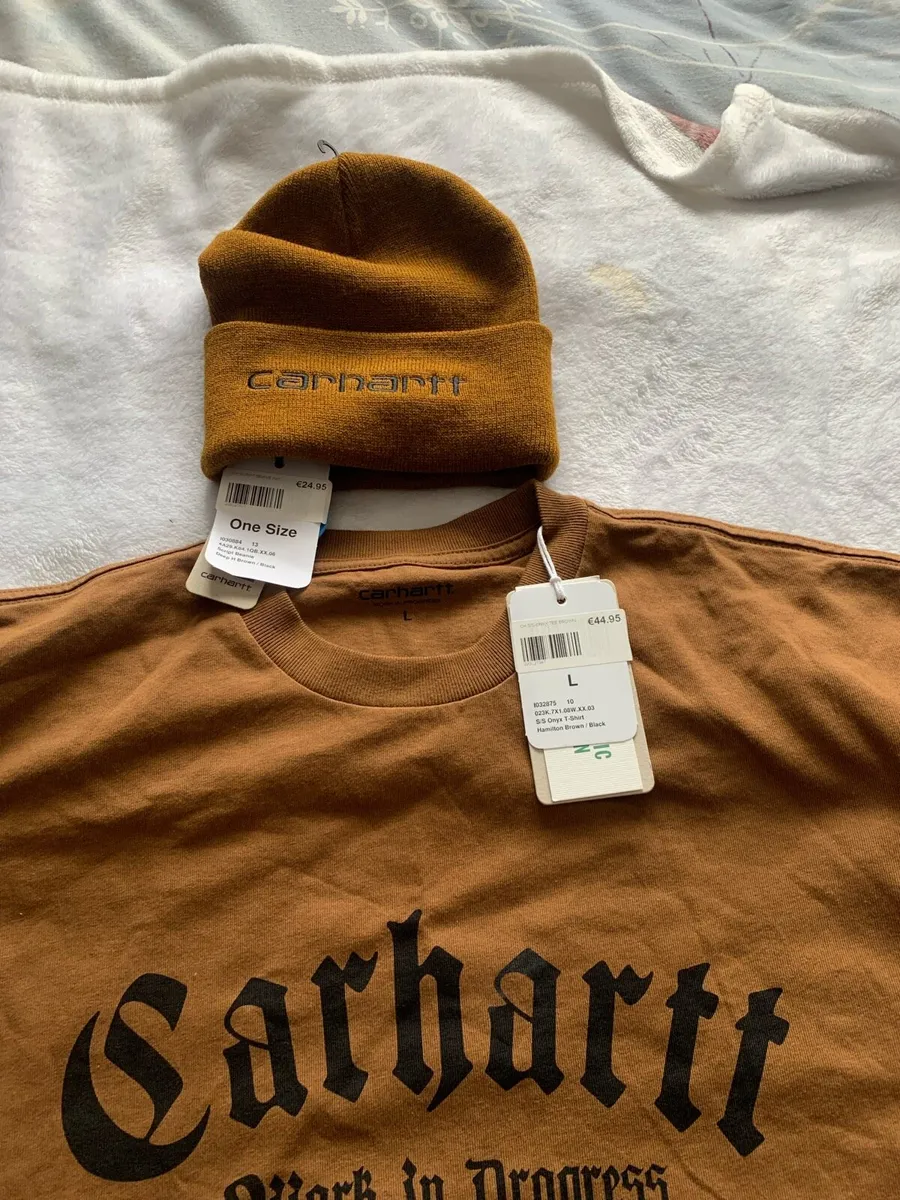 Carhartt t shirt and hat new lager - Image 4