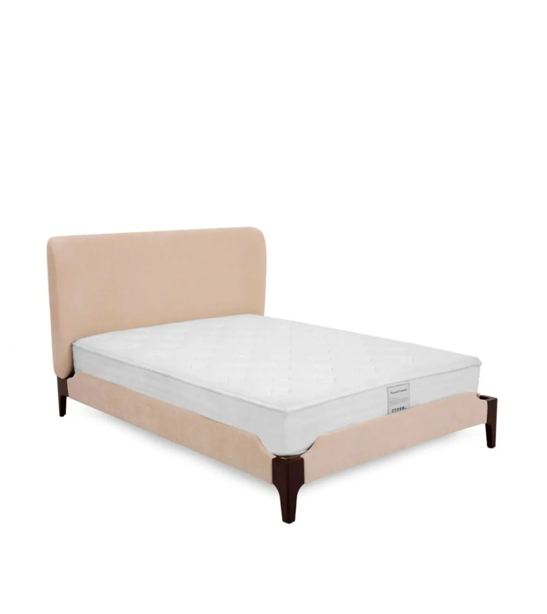 Super King (6ft) Beige Fabric Bed Frame - Image 4