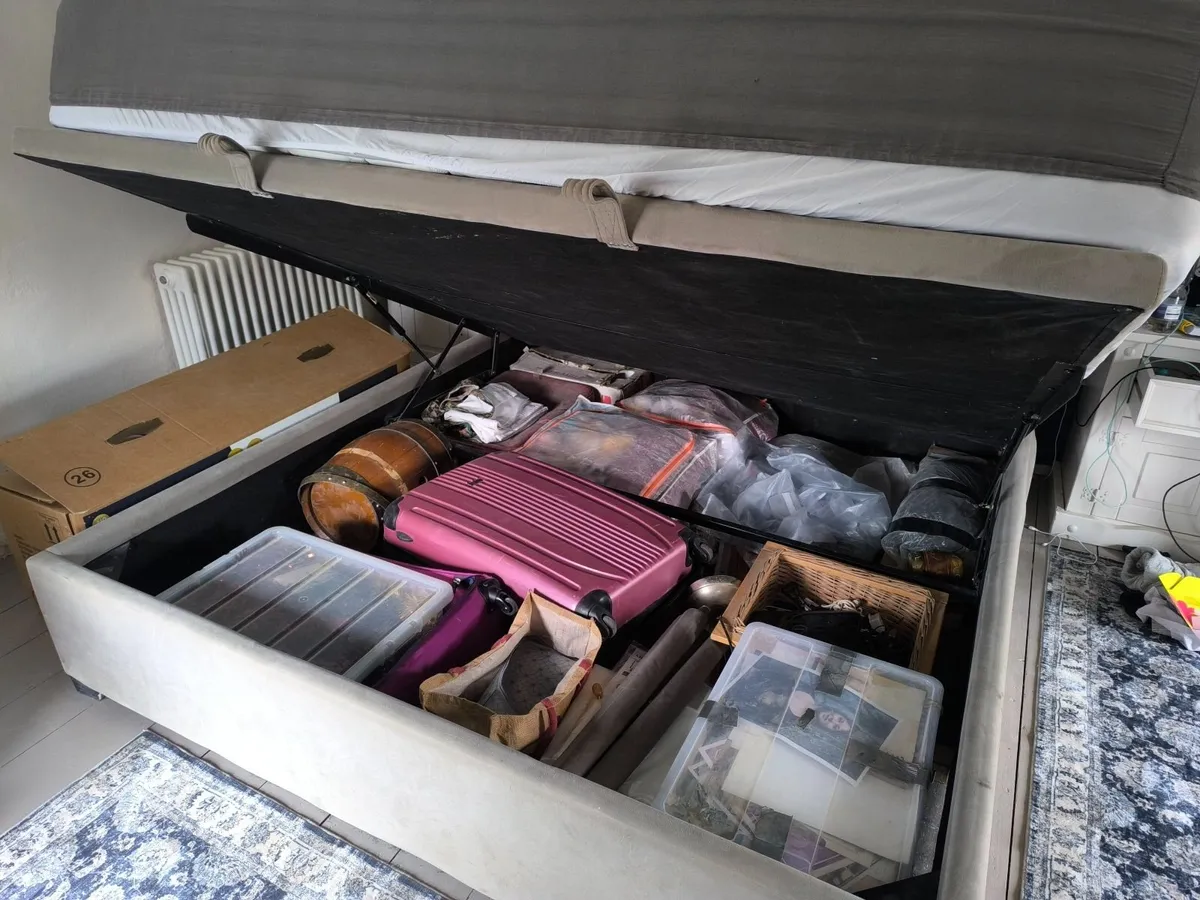 Superking bedframe  excellent storage and mattress - Image 3