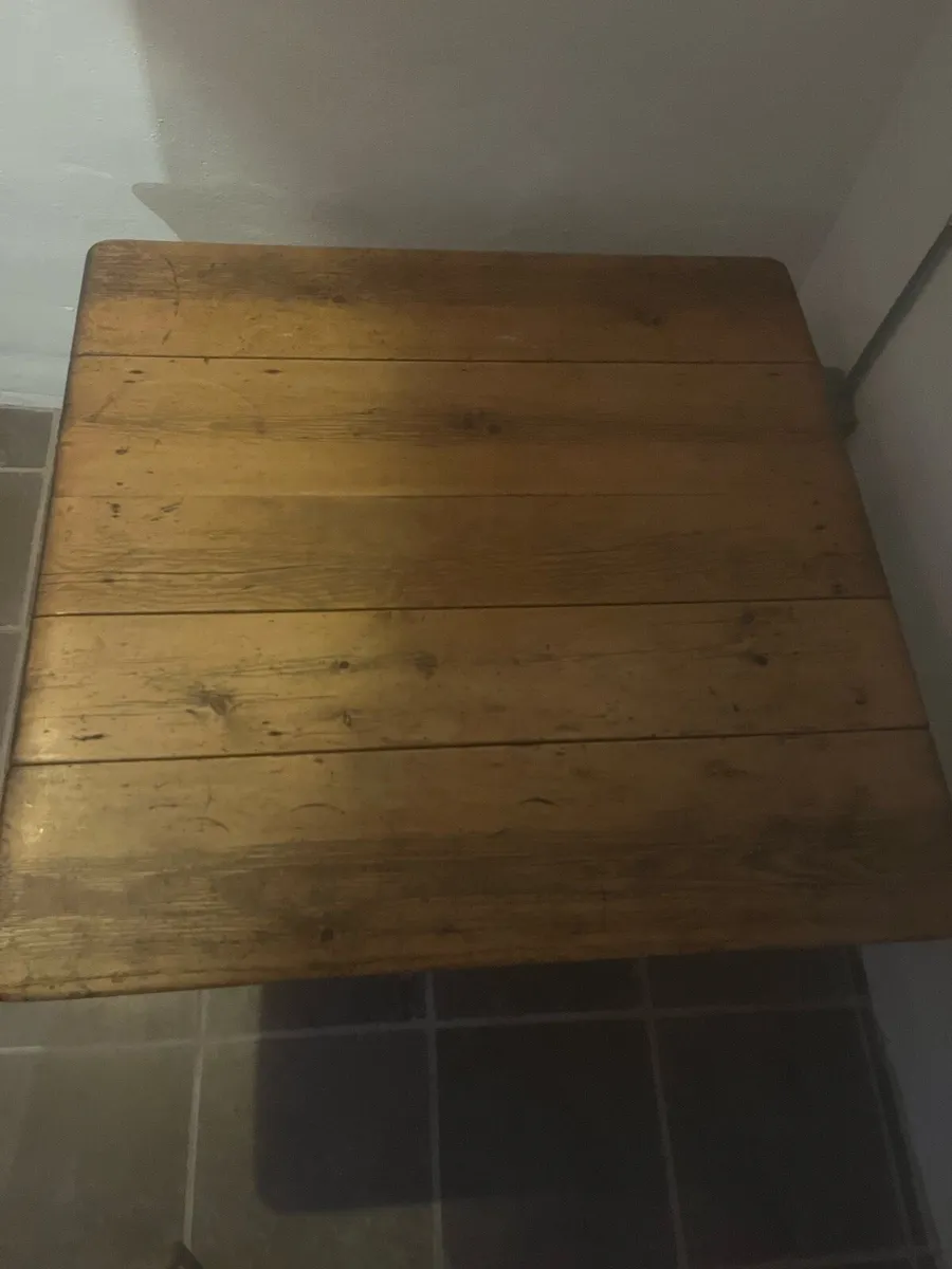 Antique pine table - Image 1