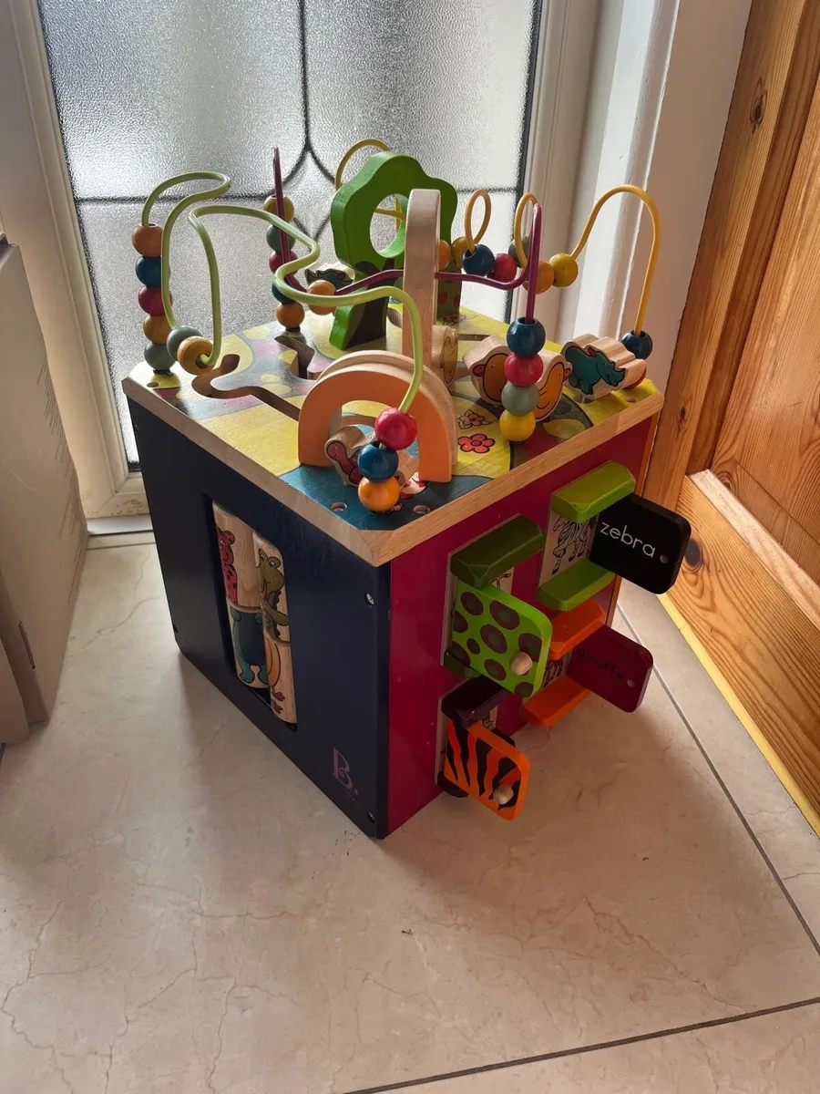 Wooden Activity Cube - Image 2