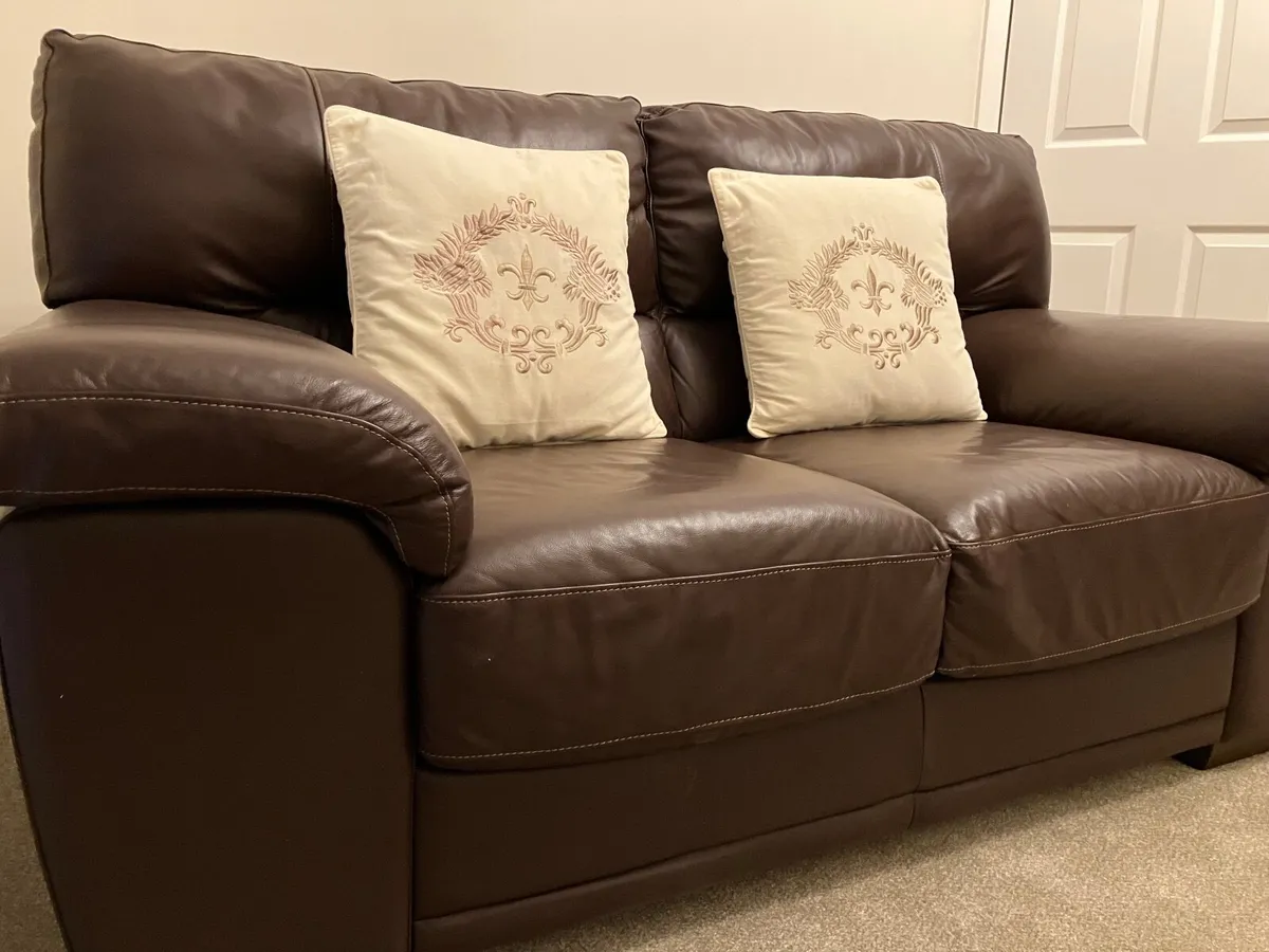Leather Sofa - Image 2