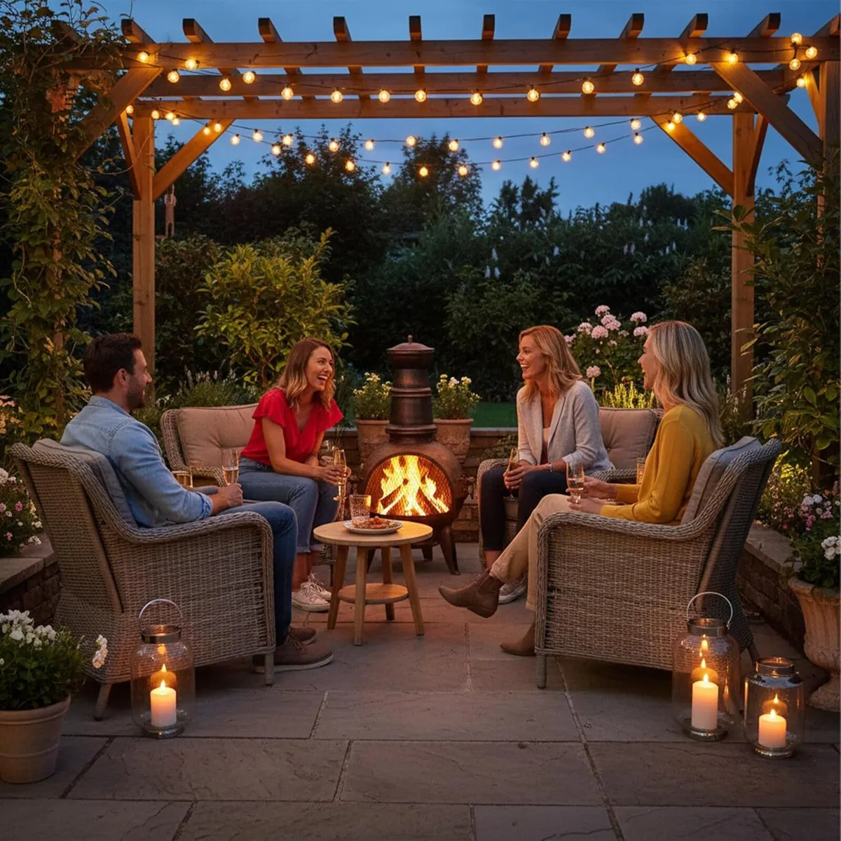 Cast Iron Chiminea Patio Heater - Image 4
