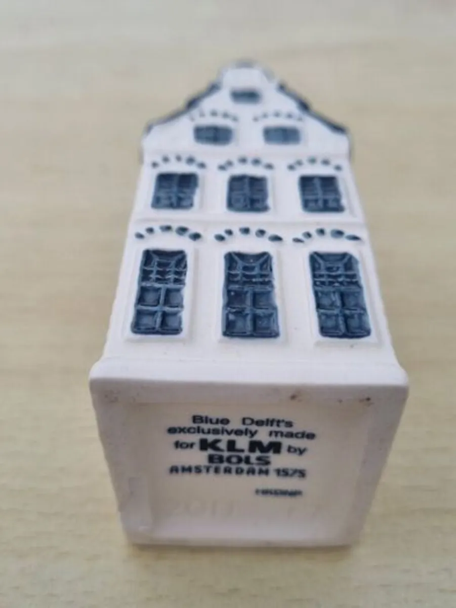 KLM Delft Blue ceramic collector's house number 17 - Image 4