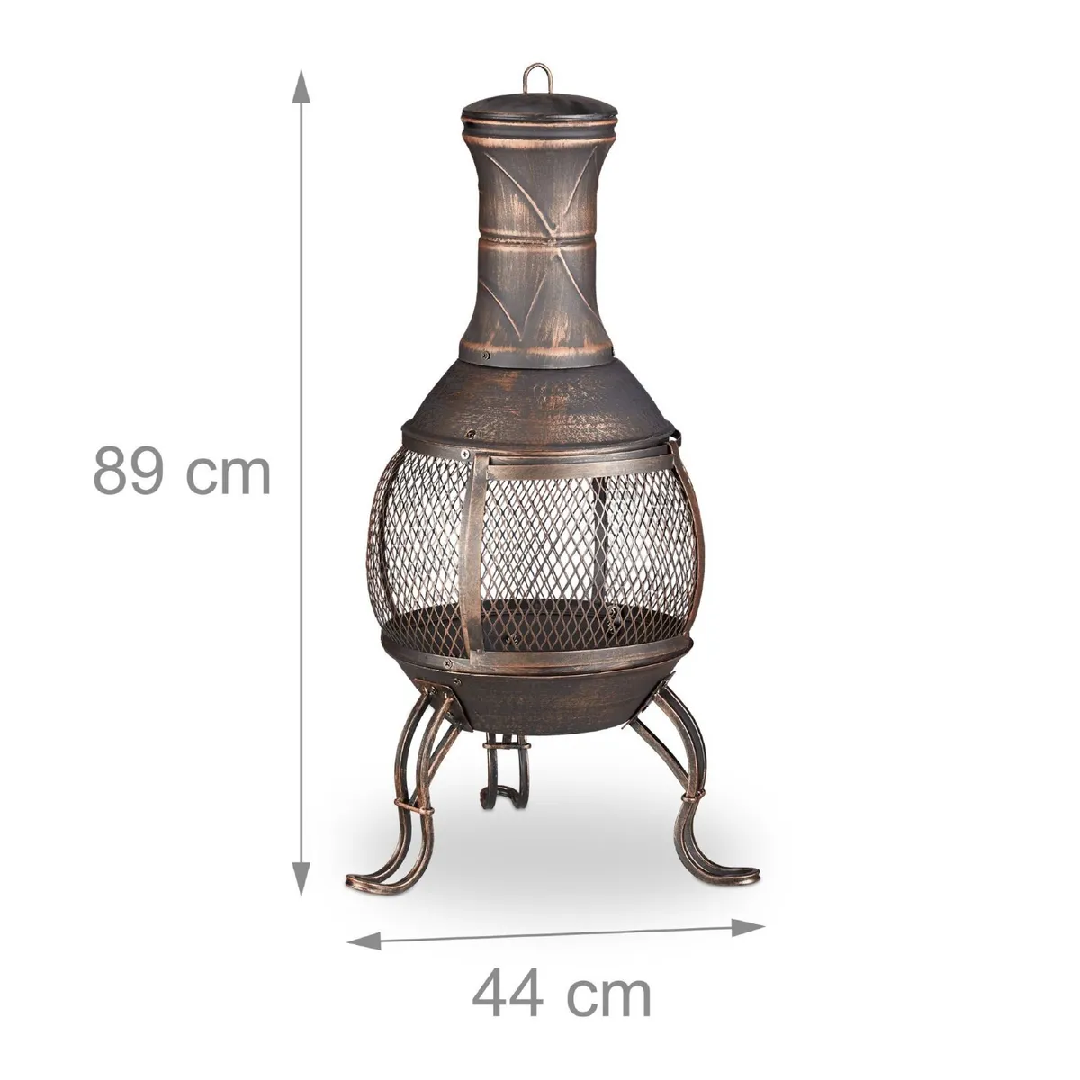 Cast Iron Chiminea Patio Heater - Image 3