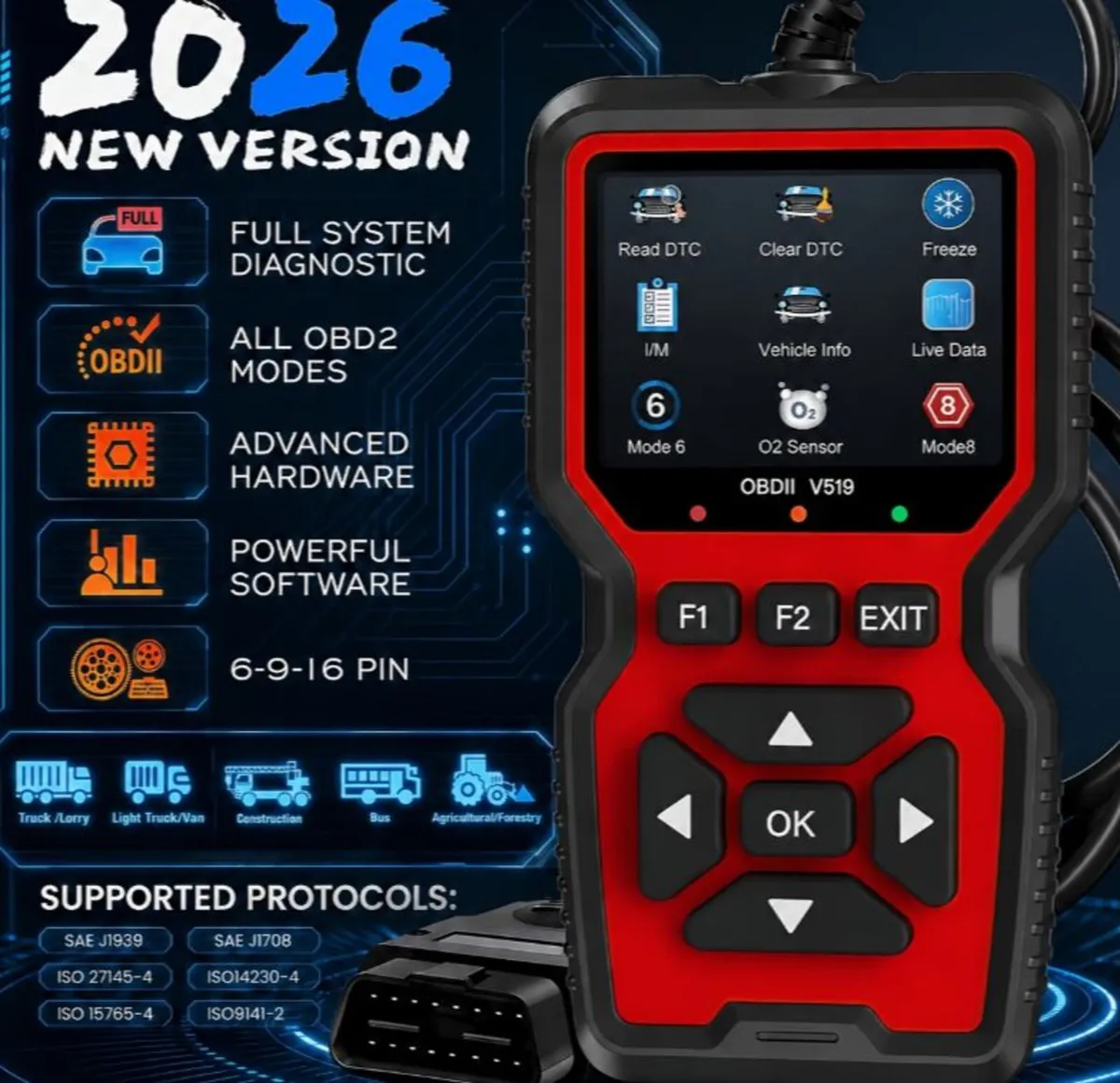 OBD2 Professional 2026 Scanner - - Ideal for NCT - Image 1