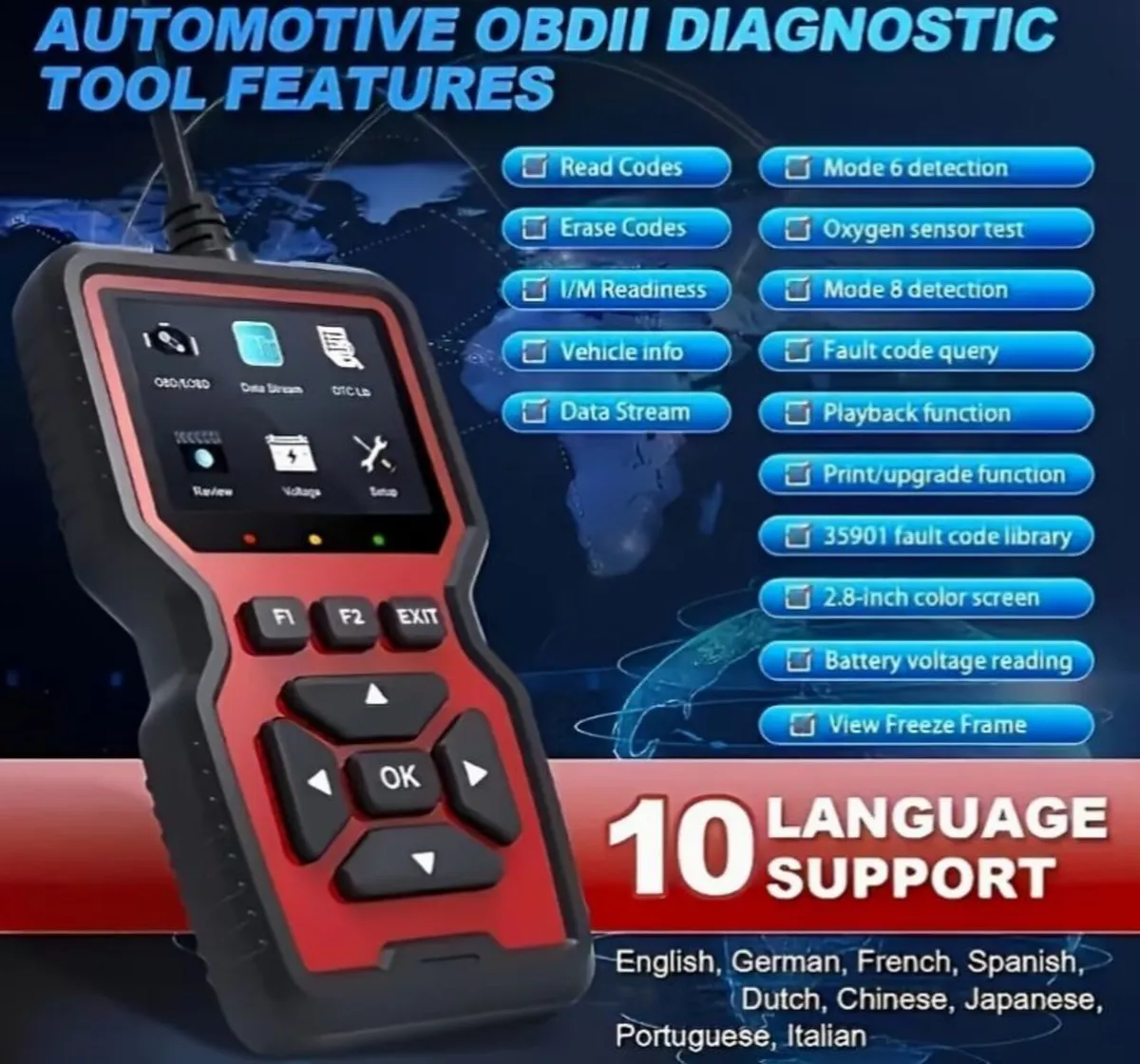 OBD2 Professional 2026 Scanner - - Ideal for NCT - Image 2