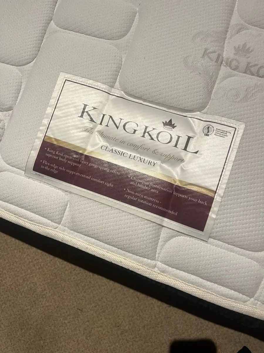 Premium king koil  zip & link mattress: superking or 2 singles - Image 4