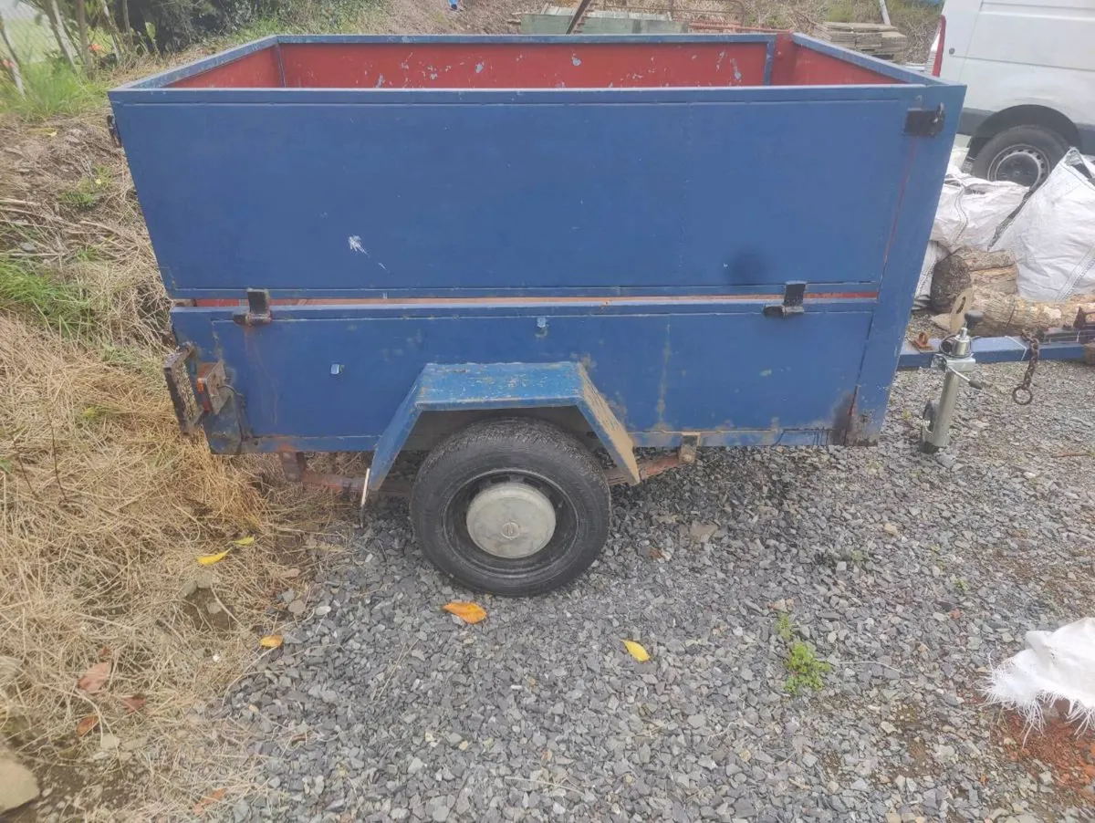 Steel car trailer 6*4 - Image 3