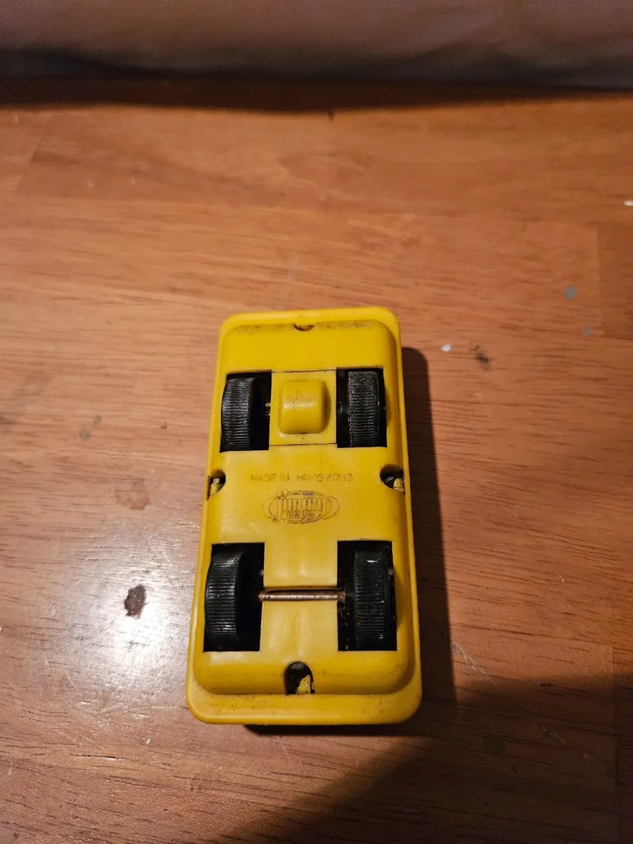 Vintage Tinplate Plastic Car - Image 1