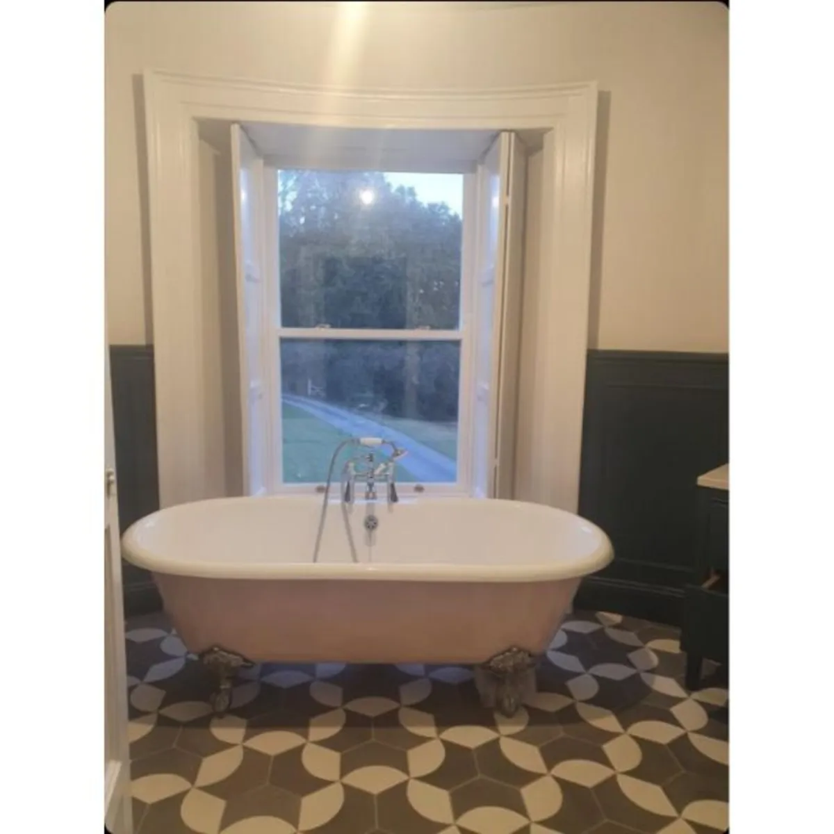 Moulin Double Ended Roll Top Cast Iron Bath - Image 1