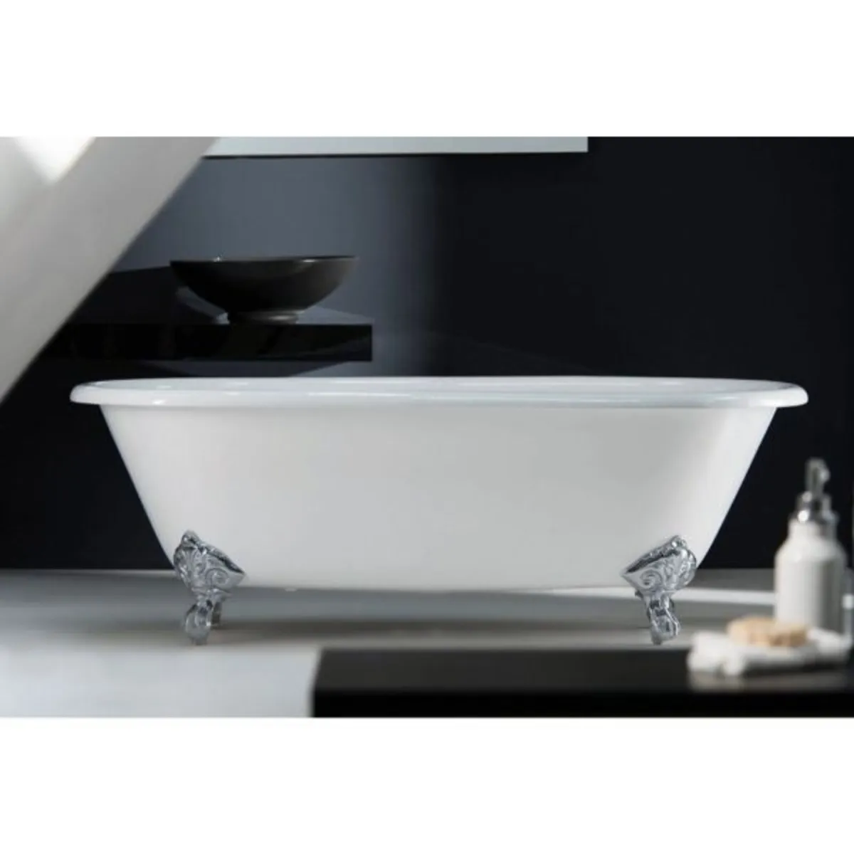 Moulin Double Ended Roll Top Cast Iron Bath - Image 3