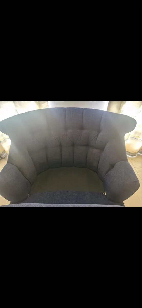 2 Seater Blue sofa - Image 2