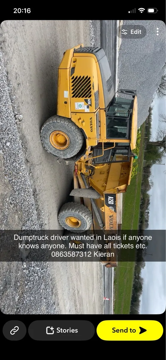Dumptruck Driver wanted!! - Image 1