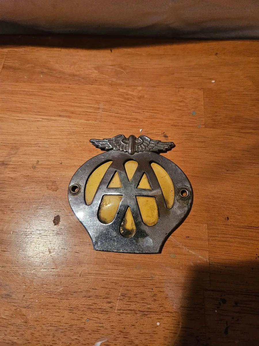 Vintage AA Car Badge - Image 2